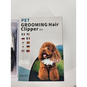 Swhatty Pet Grooming Hair Clipper Kit – Clippers, Scissors, Attachments & More